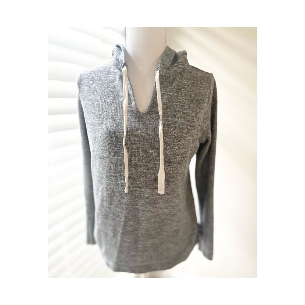 LOFT Lou & Grey Textured Gray Sweater